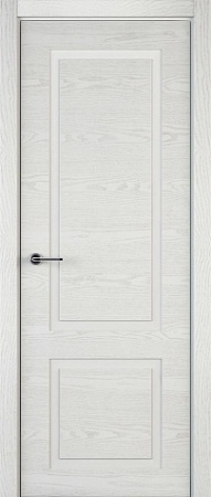 Межкомнатная дверь Комфорт ЛШ72 Шпон+эмаль (открытая пора), Белый, 600/700/800/900*2000 мм. «Дверной лидер» в Ярославле